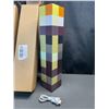 Image 3 : Lot of 2 Minecraft 12-Inch LED Torch Lights - Wall Mountable - USB Rechargeable - Brand New