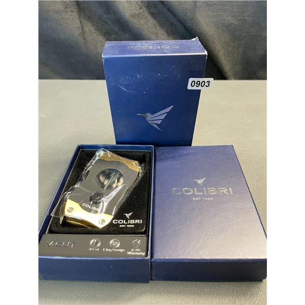 Lot of 1 Colibri V-Cut Cigar Cutter - Brand New in Box