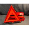 Image 2 : Lot of 1 Road Hazard Warning Triangles with Case - Used
