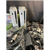 Image 2 : Lot of 2 Xbox 360 Consoles w/ 3 Controllers, 13 Games, Cords, and Accessories - Used