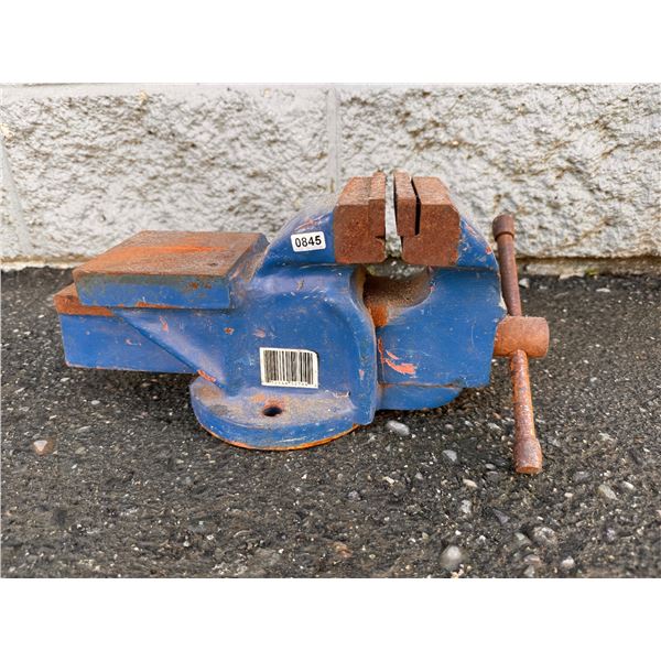 Lot of 1 Heavy Blue Brutus Bench Vice - Used
