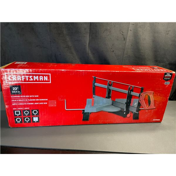 Lot of 1 Craftsman 22inch Camping Miter Box with Saw - Used