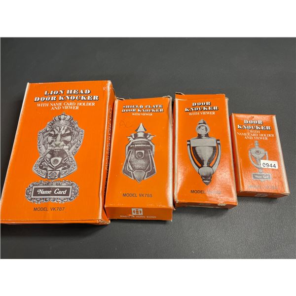 Lot of 4 Assorted Door Knockers - New