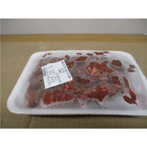 SHELF PULLS (AS IS):  BEEF STEW CUBES (APPROX. $10.00)