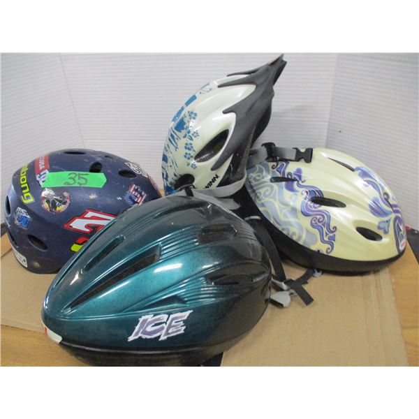 BOX C/W 4 HELMETS