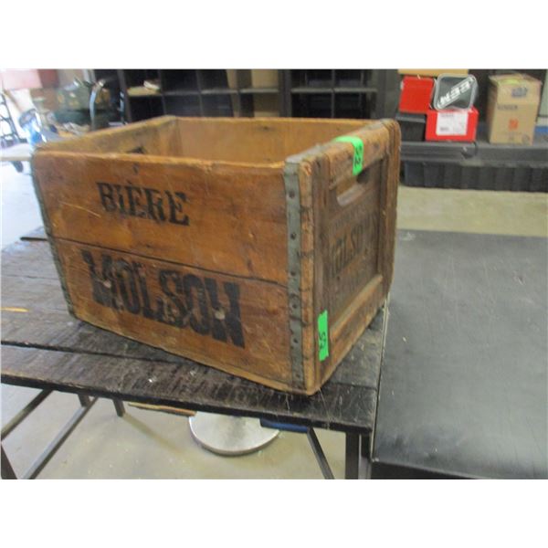 WOODEN BOX "MOLSEN BREWERY"