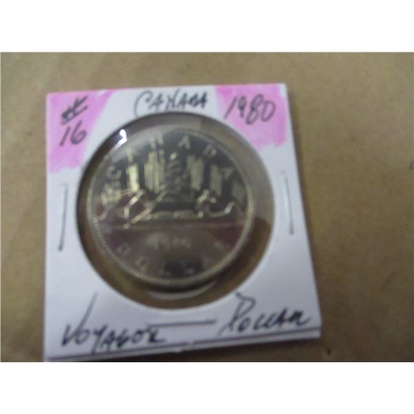 1980 CANADA VOYAGER DOLLAR
