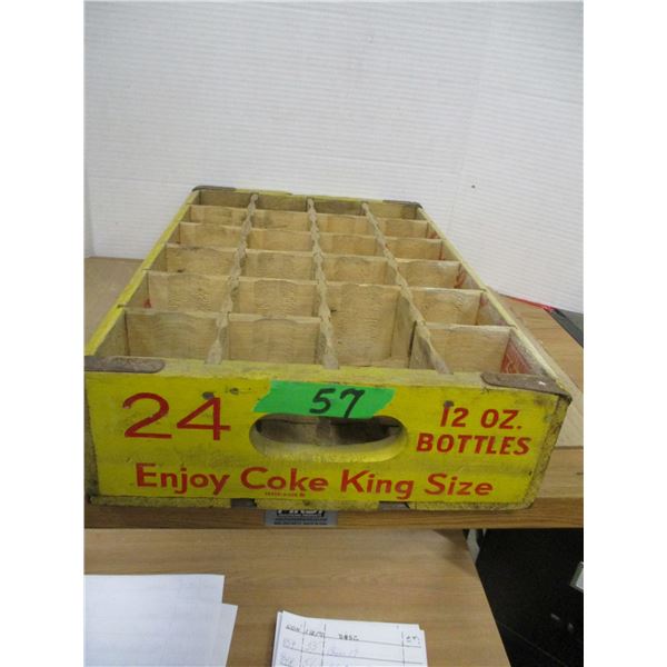 WOODEN COKE BOX