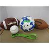Image 1 : BOX C/W VARIOUS BALLS