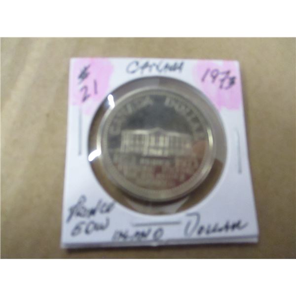 1973 CANADA PRINCE EDWARD ISLAND DOLLAR