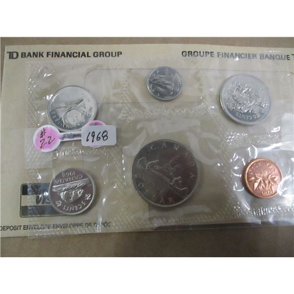 1968 PROOF CANADA MINT SEALED COIN SET