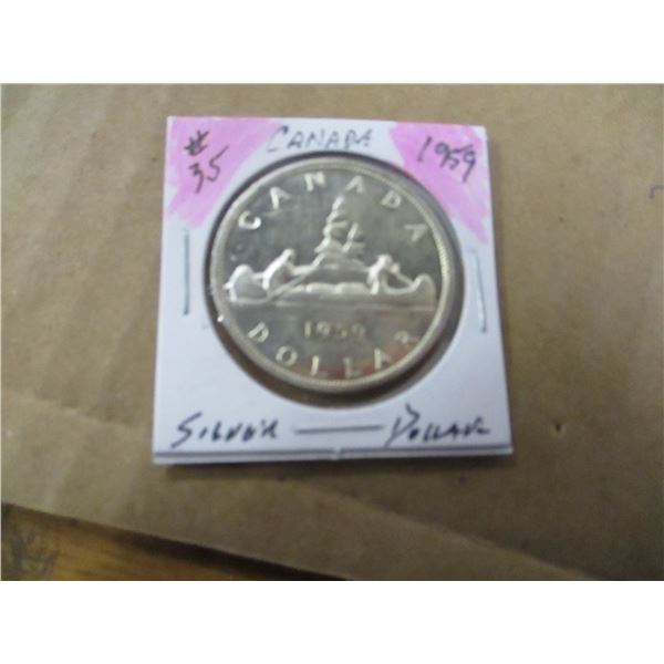 1959 CANADA SILVER DOLLAR