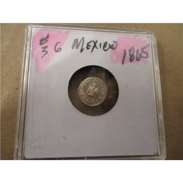 1865 MEXICO EMPEROR SILVER