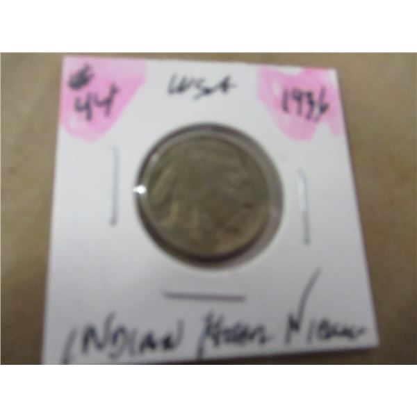 1936 USA INDIAN HEAD NICKEL