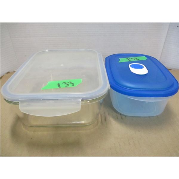 2 STORAGE CONTAINERS