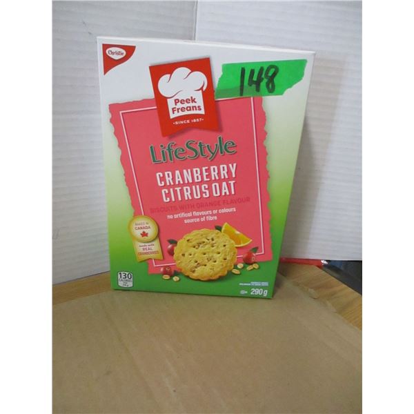 SHELF PULLS (AS IS):  CRANBERRY COOKIES (290G) - BOX