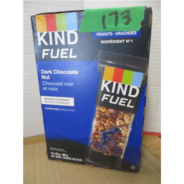 SHELF PULLS (AS IS);  KIND CHOCONUT BARS (12) - BOX