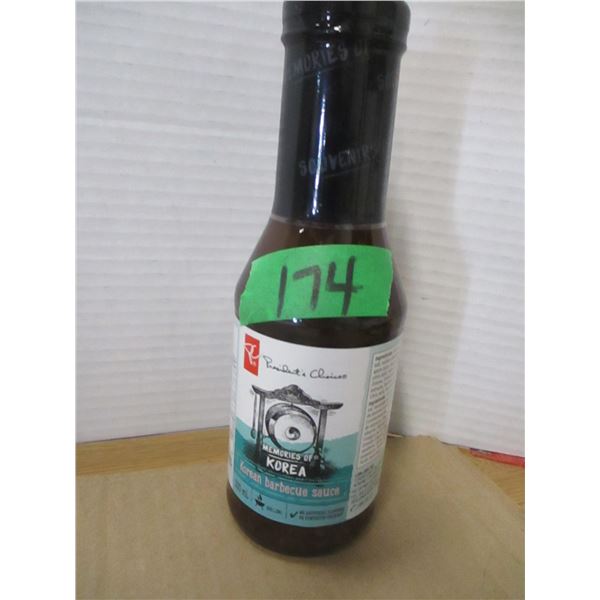 SHELF PULLS (AS IS):  KOREAN BBQ SAUCE (35ML) - BOTTLE