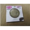 Image 1 : 1874 VICTORIAN NEWFOUNDLAND SILVER HALF DOLLAR