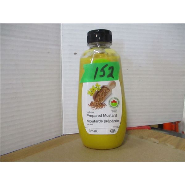 SHELF PULLS (AS IS):  PREPARED MUSTARD (325 ML) - BOTTLE