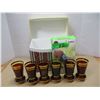 Image 1 : STORAGE BOX C/W SHOT GLASSES, ETC