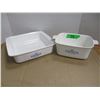 Image 1 : ESTATE:  2 CORNINGWARE DISHES (6" & 9")