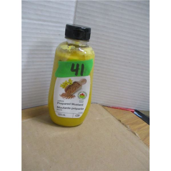 SHELF PULLS (AS IS):  PREPARED MUSTARD (325ML) - BOTTLE