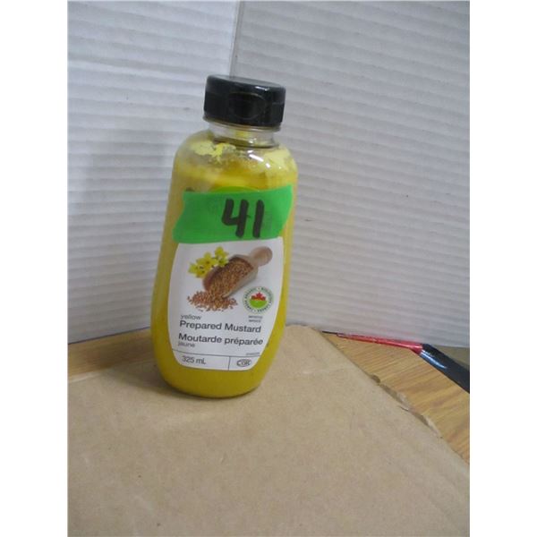 SHELF PULLS (AS IS):  PREPARED MUSTARD (325ML) - BOTTLE