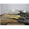 Image 3 : ESTATE:  BOX C/W ENAMELWARE & WOODEN SPOONS