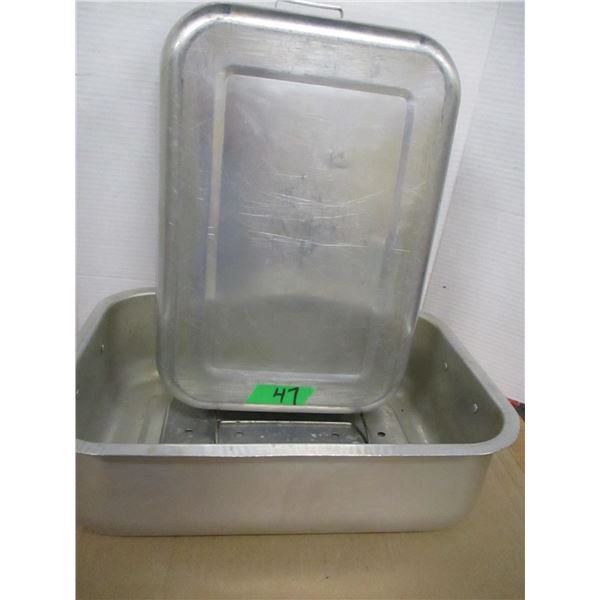 ESTATE:  ALUMINUM ROASTER & LID