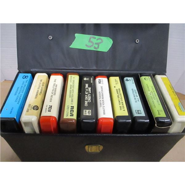 ESTATE:  CASE & 8 TRACKS
