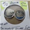 Image 1 : 1921 - 2021 CANADA MINT COLORED DIME SET
