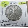 Image 1 : 1944 USA WALKING LIBERTY SILVER HALF DOLLAR