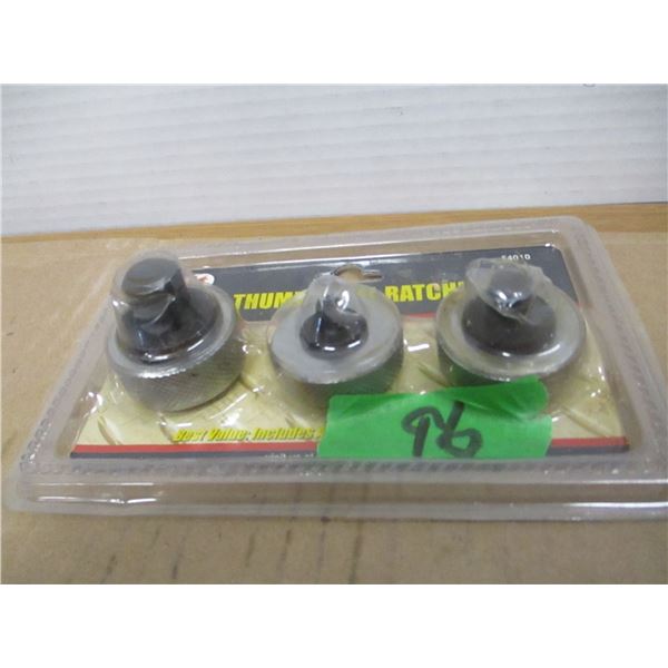 ESTATE:  3 PIECE THUMBWHEEL RATCHET SET