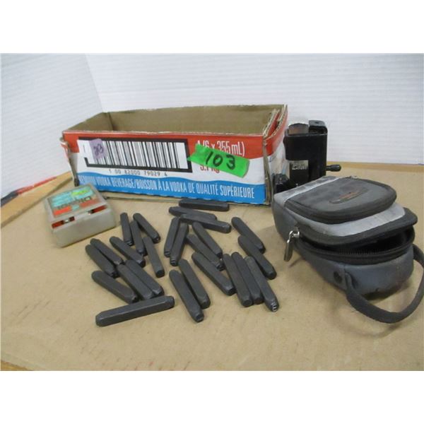 ESTATE:  BOX C/W VARIOUS STUMPY TOOLS