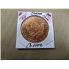 Image 1 : CANADA MAPLE LEAF 999 FINE COPPER COIN