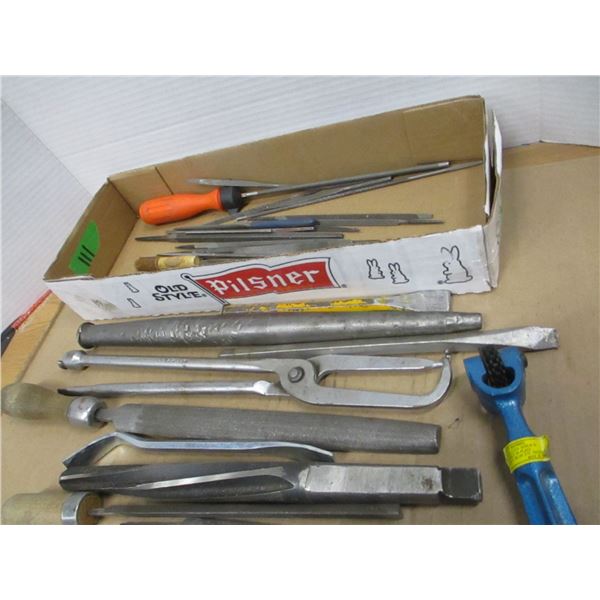 ESTATE:  BOX C/W FILES & TOOLS