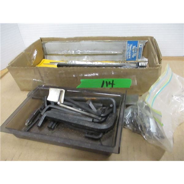 ESTATE:  BOX C/W FILE & HEX KEYS