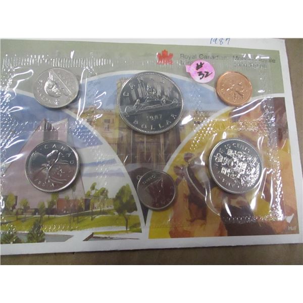 1987 PROOF CANADA MINT SEALED COIN SET