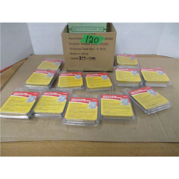 ESTATE:  BOX C/W ASSORTED STAPLES