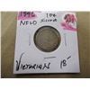 Image 1 : 1896 VG/F NEWFOUNDLAND VICTORIAN SILVER DIME