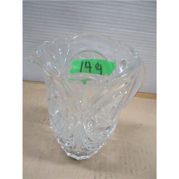 ESTATE:  CRYSTAL PITCHER (7" HIGH)