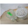 Image 2 : ESTATE:  CRYSTAL CREAMER & SUGAR DISH