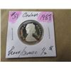 Image 1 : 1987 PROOF CAMEO CANADA HALF DOLLAR