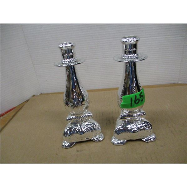 ESTATE:  2 CANDLE HOLDERS