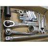 Image 2 : ESTATE:  BOX C/W RATCEHTS, WRENCHES & SOCKETS