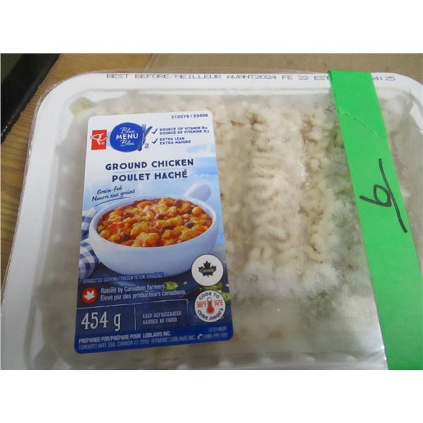 SHELF PULLS (AS IS):  GROUND CHICKEN (454G)