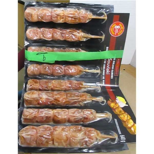 SHELF PULLS (AS IS):  PORK SIRLOIN KABOBS (640G)