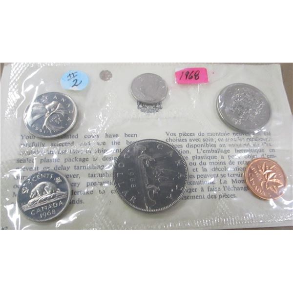 1968 PROOF CANADA MINT SEALED COIN SET