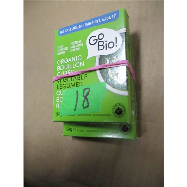 SHELF PULLS (AS IS):  VEGETABLE BOUILLON (2 BOXES X 6 CUBES) - BUNDLE